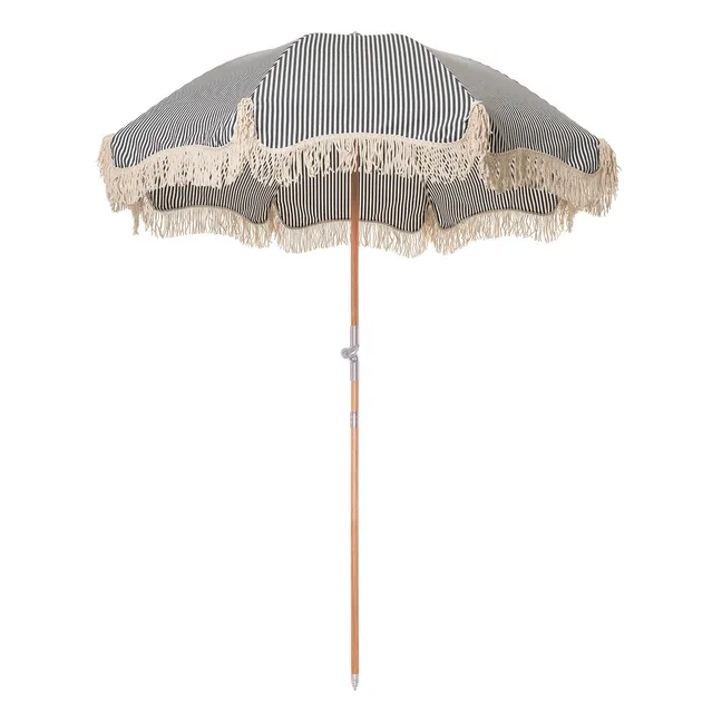 Ombrellone con frange, modello: Premium | Blu marino