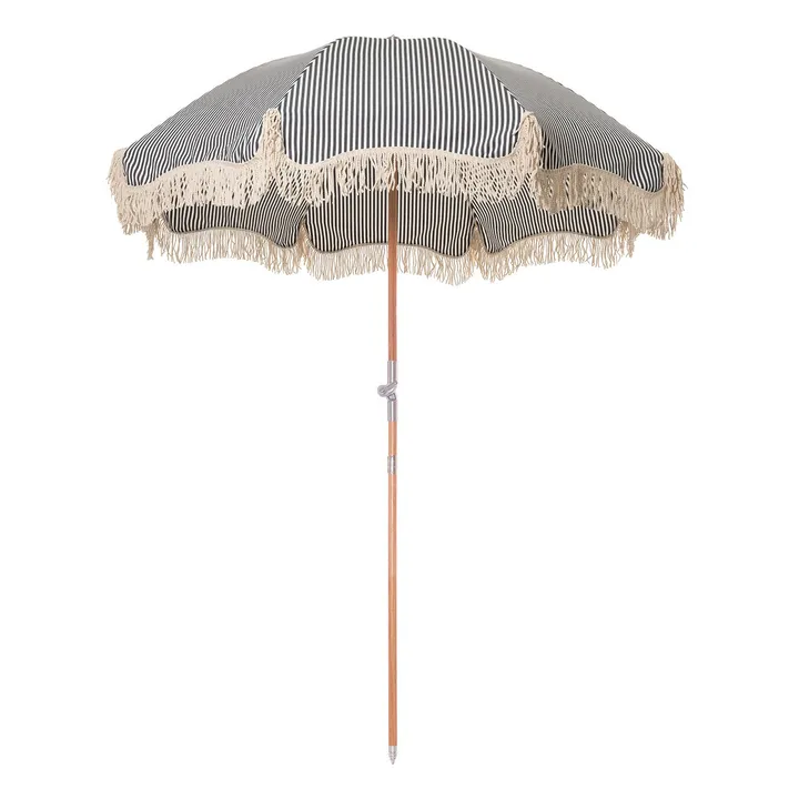 Parasol frangé Premium | Bleu marine- Image produit n°0