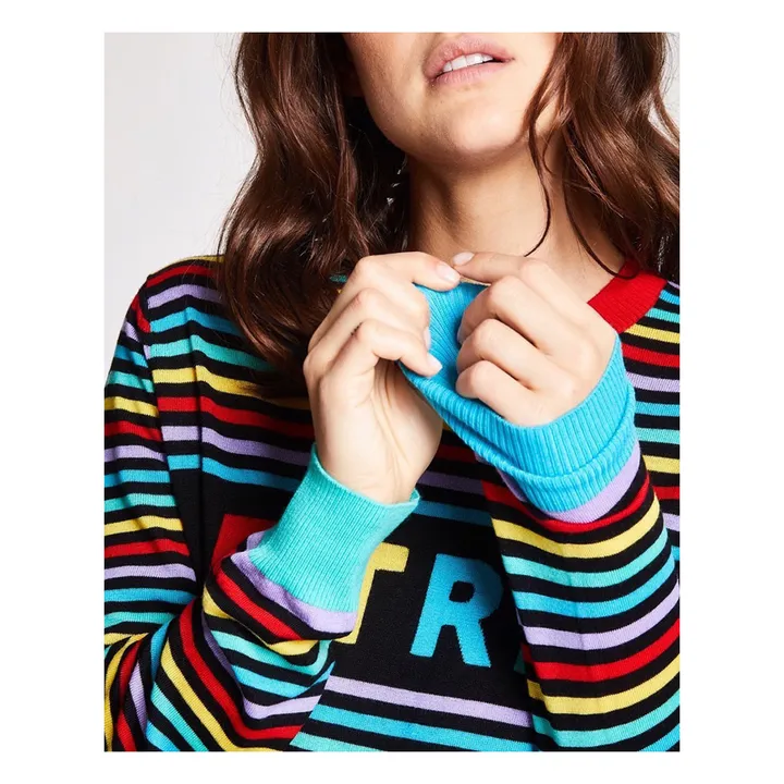 Jersey Rayas Etre Lana Merino | Multicolor- Imagen del producto n°4