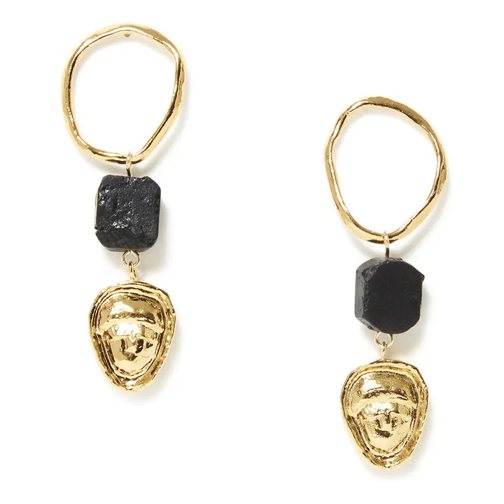 Pyrgi Earrings | Black- Product image n°0