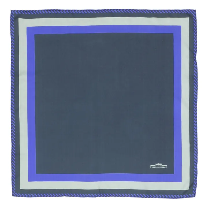 Halstuch aus Seide N438 | Blau- Produktbild Nr. 0