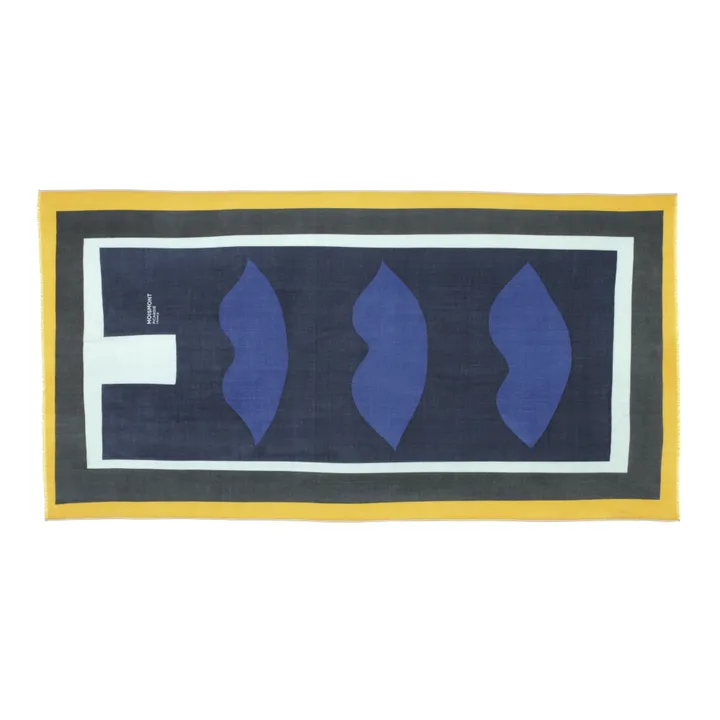 Scarf N457 | Navy blue- Product image n°0