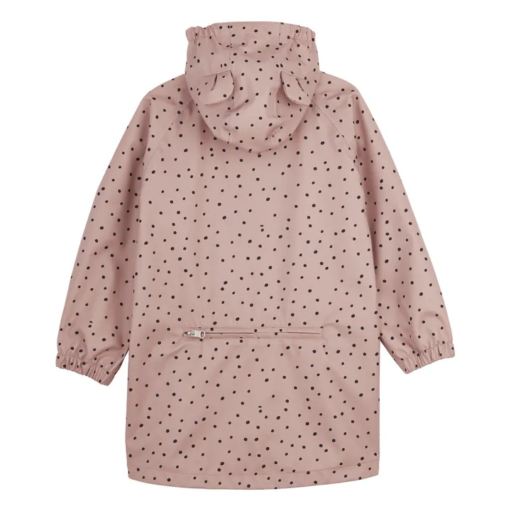 Blake Confetti Long Raincoat | Candy pink- Product image n°1