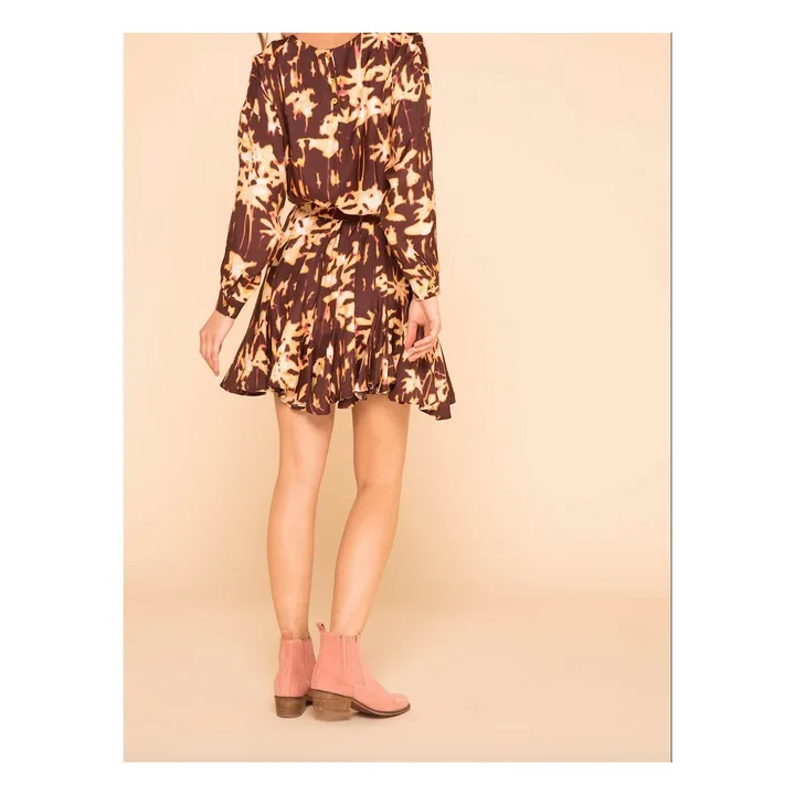 Kleid Colette | Burgunderrot- Produktbild Nr. 2