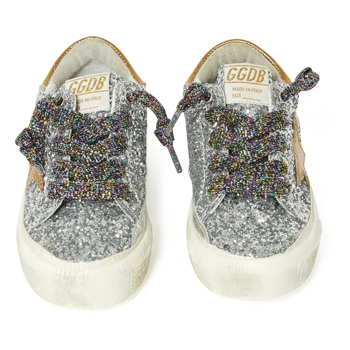 Zapatillas May con brillantina | Plateado- Imagen del producto n°3