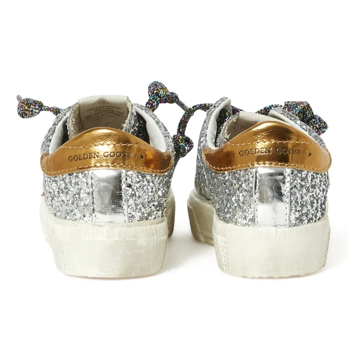 Zapatillas May con brillantina | Plateado- Imagen del producto n°4
