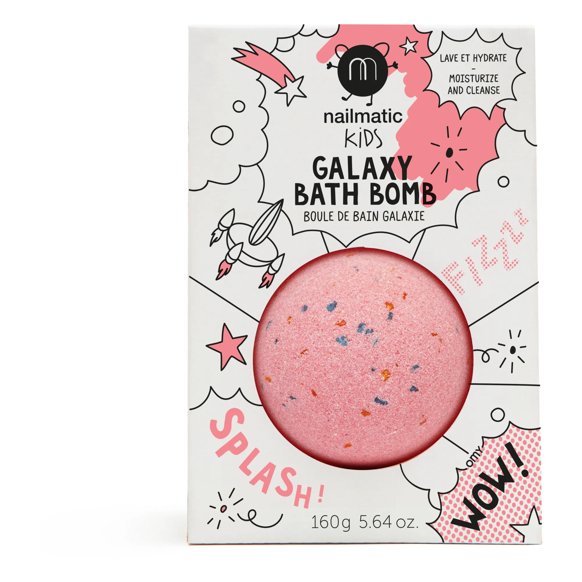 Boule de bain Red Planet - 160 g | Rose- Image produit n°0