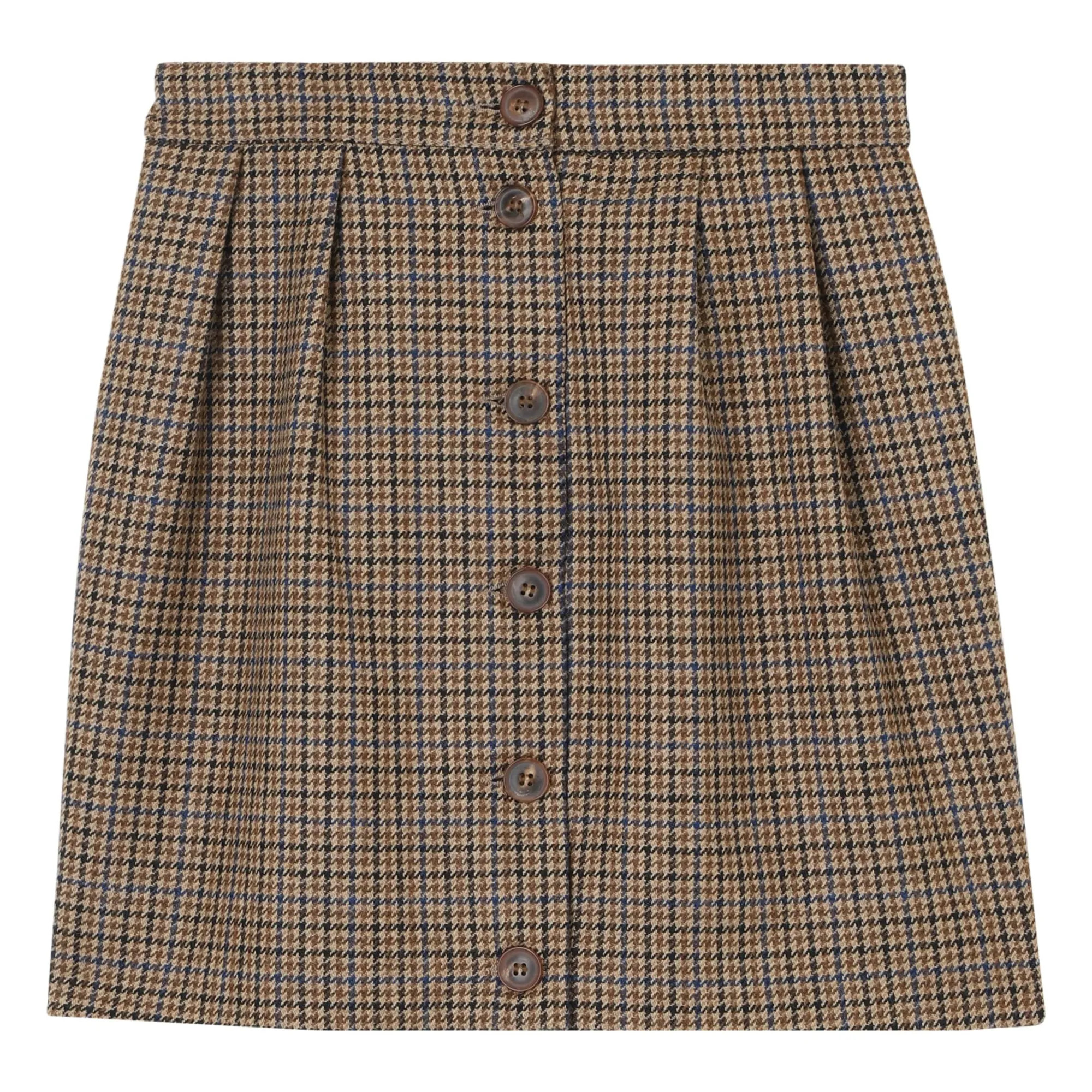 Roseanna Beige Tatum Sachs Wool Skirt
