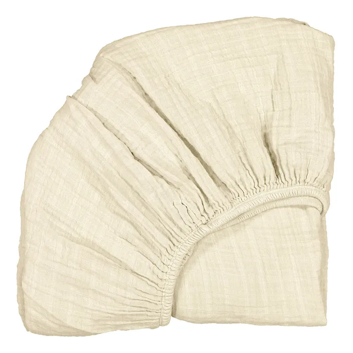 Fitted Sheet for Kumi Cradle | Beige- Product image n°0