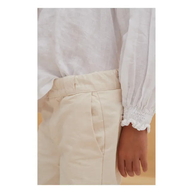Canvas Trousers | Natural