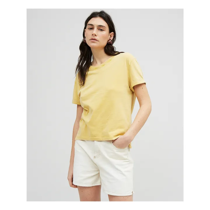 T-Shirt Flo | Gelb- Produktbild Nr. 1
