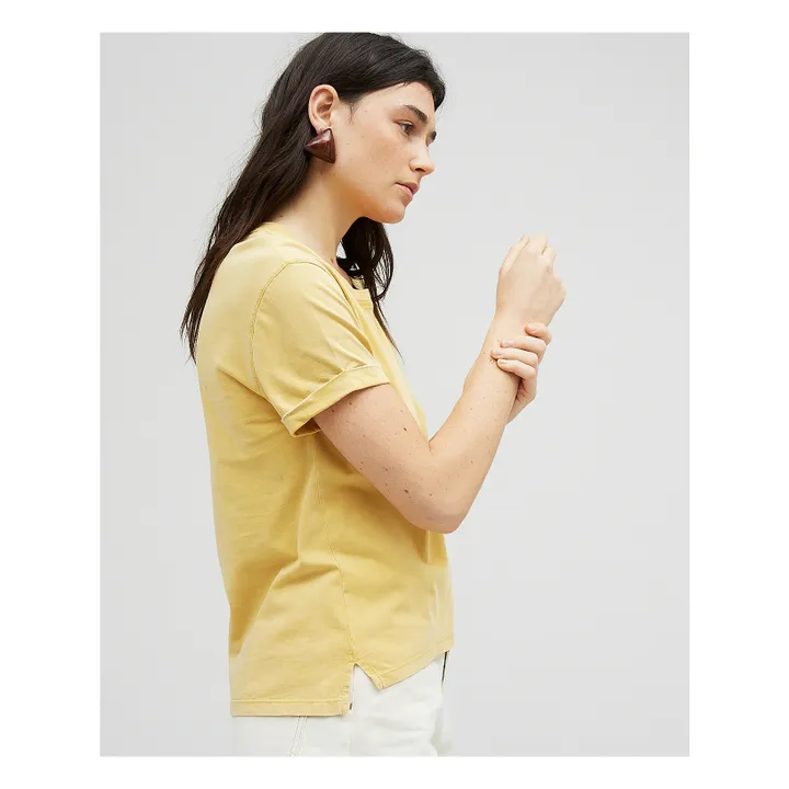 T-Shirt Flo | Gelb- Produktbild Nr. 2