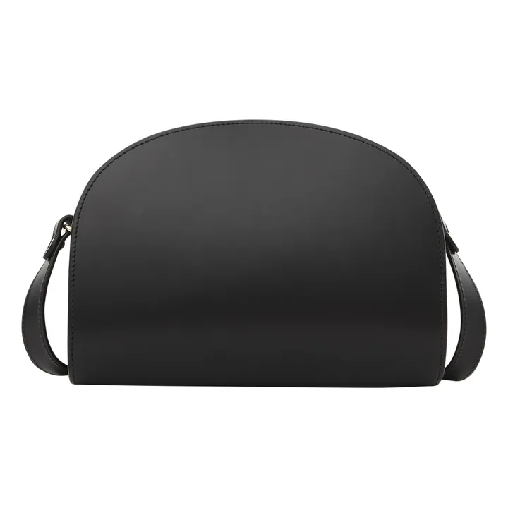 Tasche Halbmond aus Leder | Schwarz- Produktbild Nr. 4