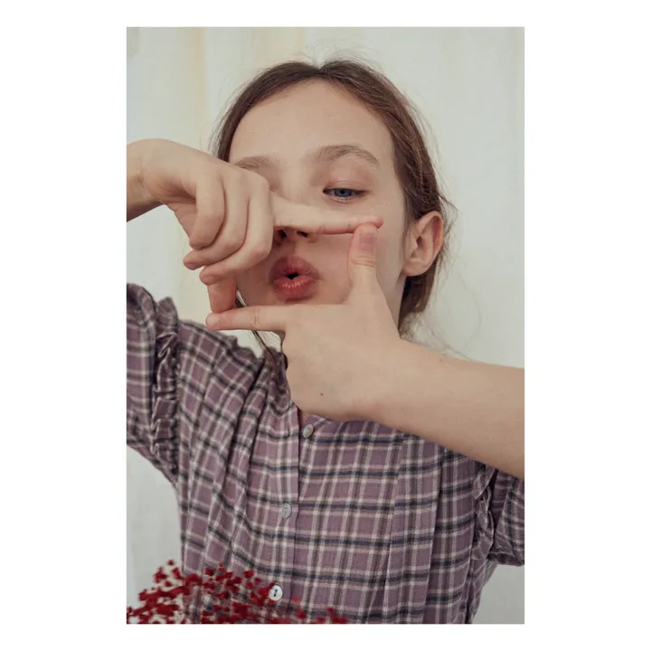 Chemise Bella Coton Bio | Lavande- Image produit n°1