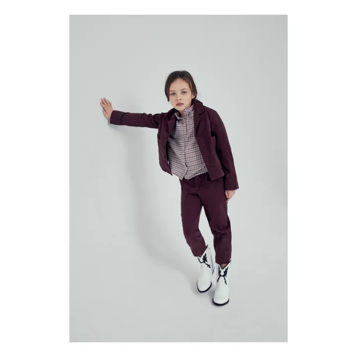 Chemise Bella Coton Bio | Lavande- Image produit n°2