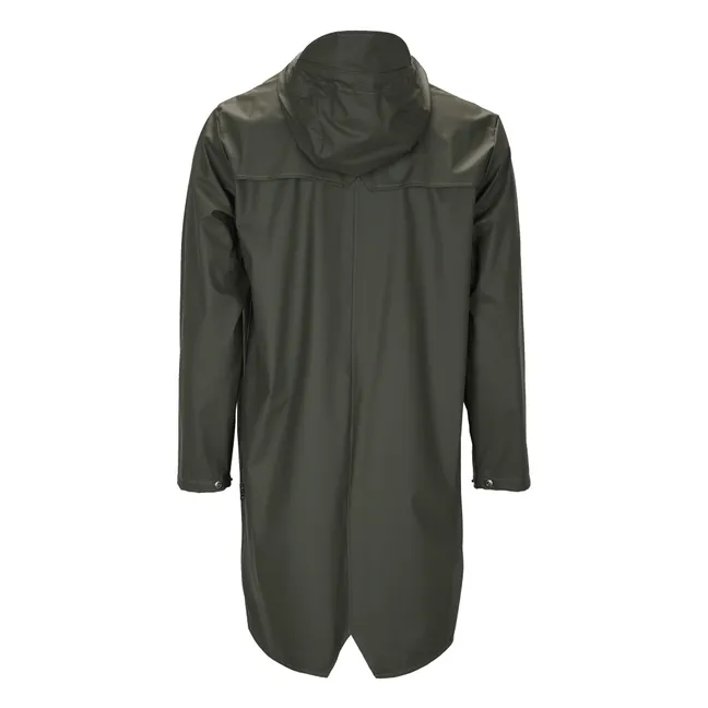 Unisex Long Waterproof Waxcoat | Green