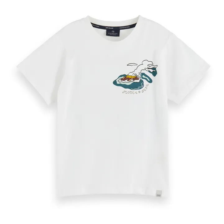 T-Shirt Insel | Weiß- Produktbild Nr. 1