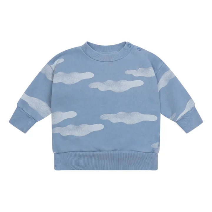 Sweatshirt Clouds aus Bio-Baumwolle | Hellblau- Produktbild Nr. 0