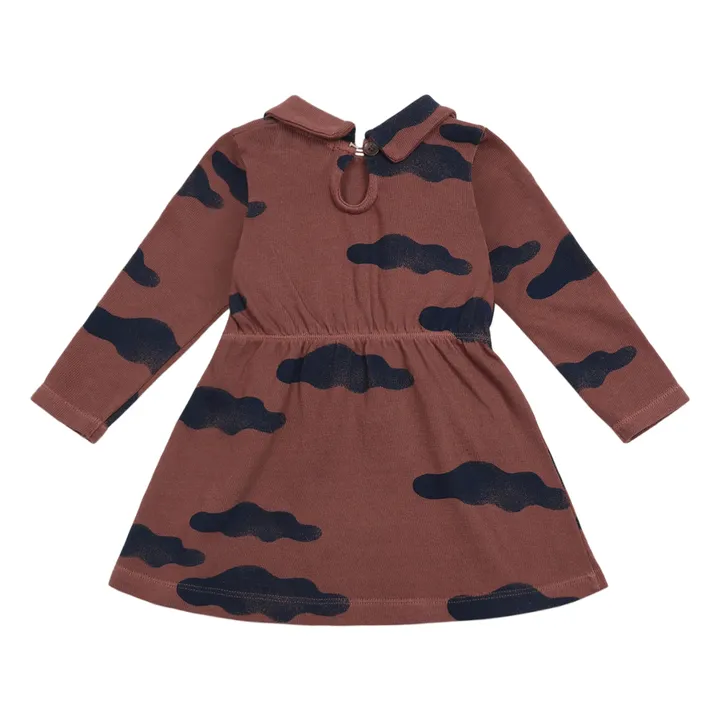 Vestito Clouds Jersey in cotone bio | Caramello- Immagine del prodotto n°3