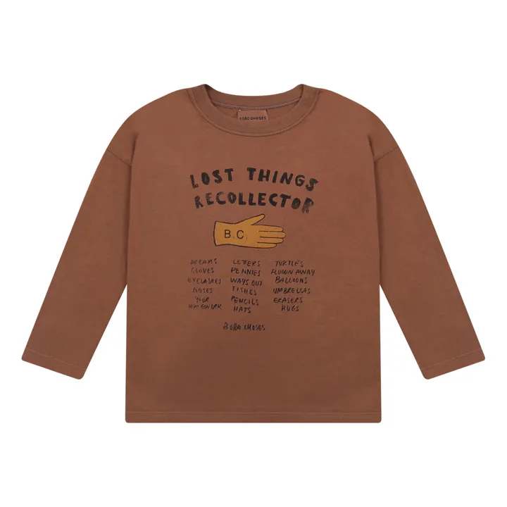 T-shirt Lost Things Coton Bio | Caramel- Image produit n°0