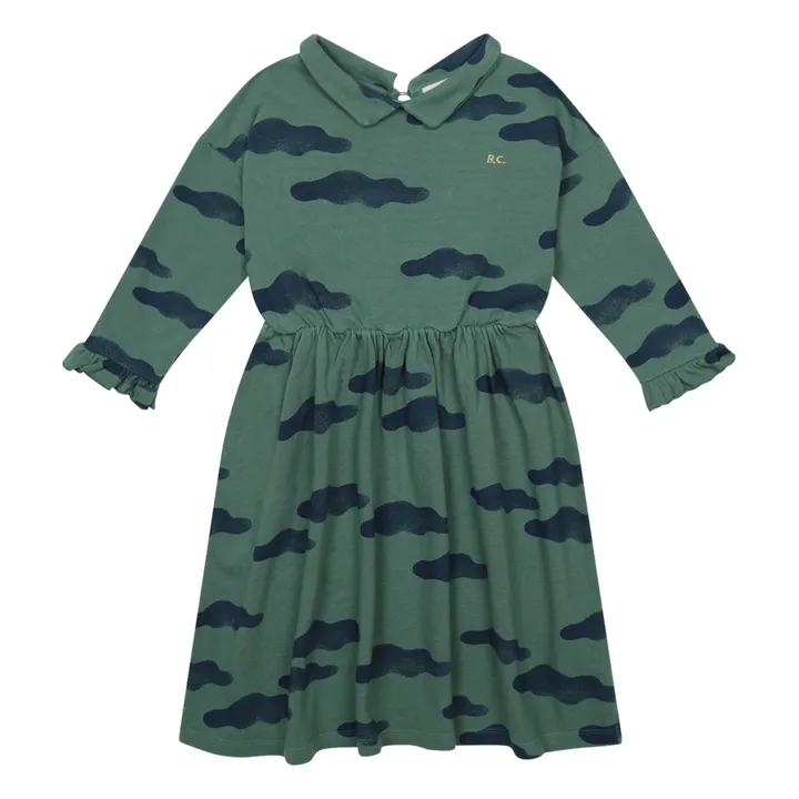 Kleid Clouds aus Bio-Baumwolle | Grün- Produktbild Nr. 0