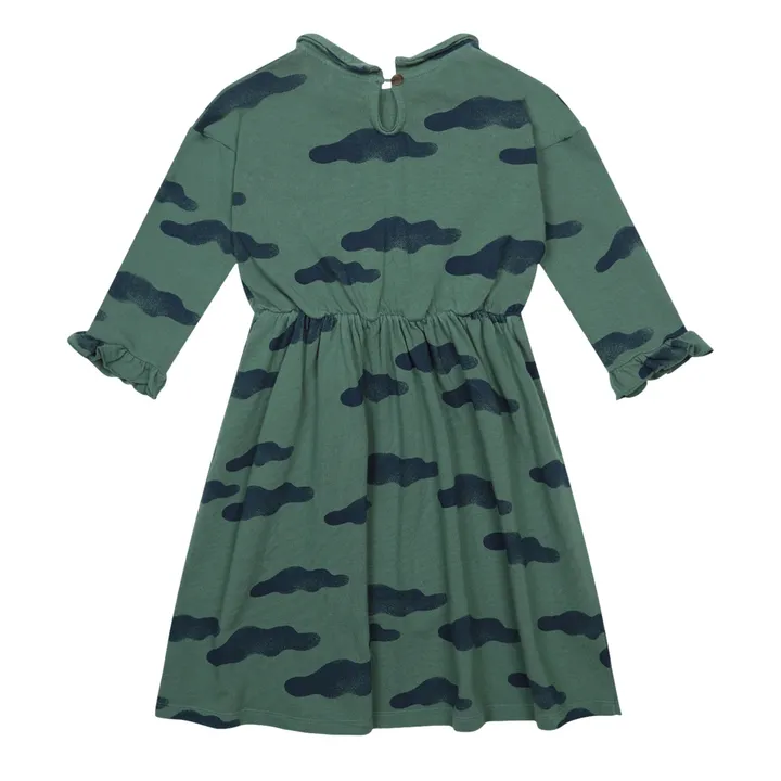 Kleid Clouds aus Bio-Baumwolle | Grün- Produktbild Nr. 5
