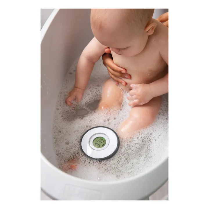 Termometro bagno digitale | Grigio scuro- Immagine del prodotto n°1