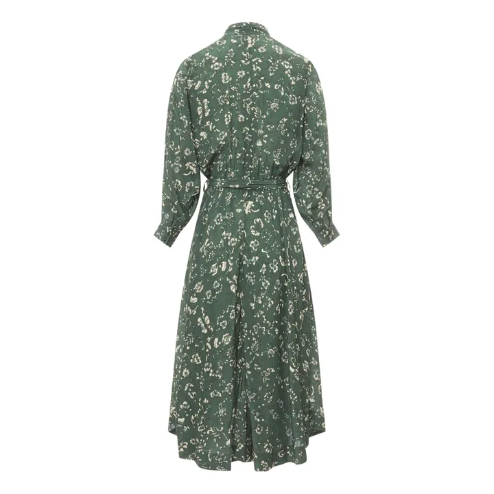 Vestito Chanela con motivo floreale, Batik | Verde- Immagine del prodotto n°7