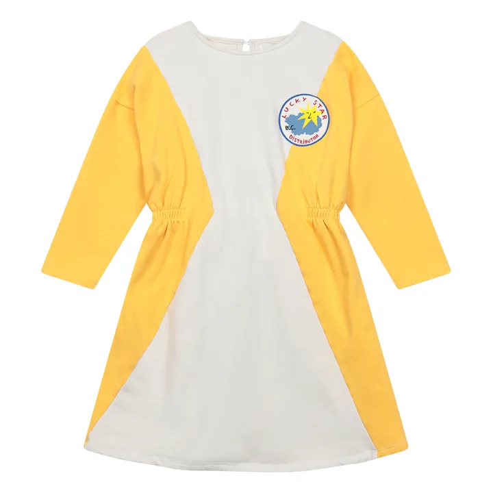Vestido Ecusson de algodón orgánico | Amarillo- Imagen del producto n°0