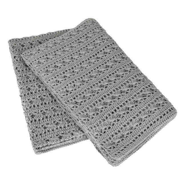 Häkeldecke Tara | Silver Grey S019