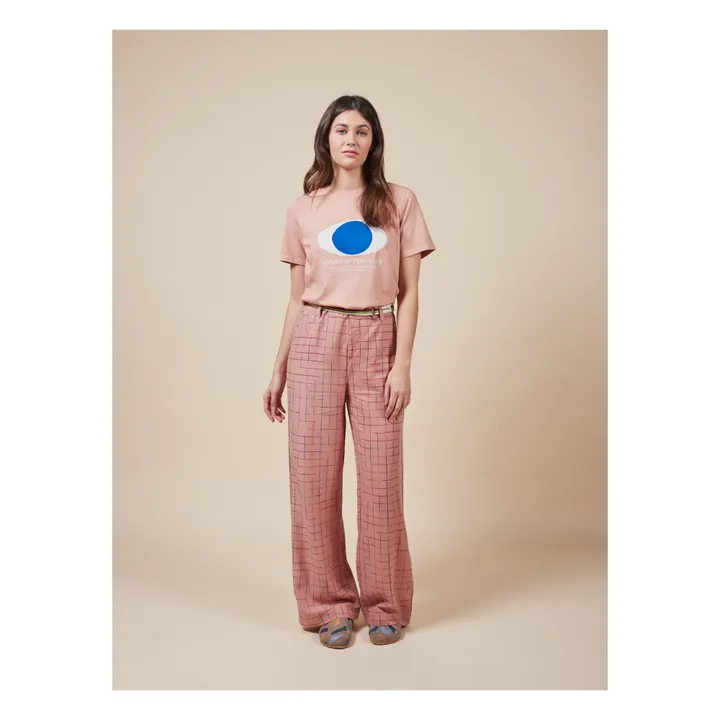 Camiseta Supervisor de algodón orgánico - Colección Mujer  | Rosa- Imagen del producto n°1