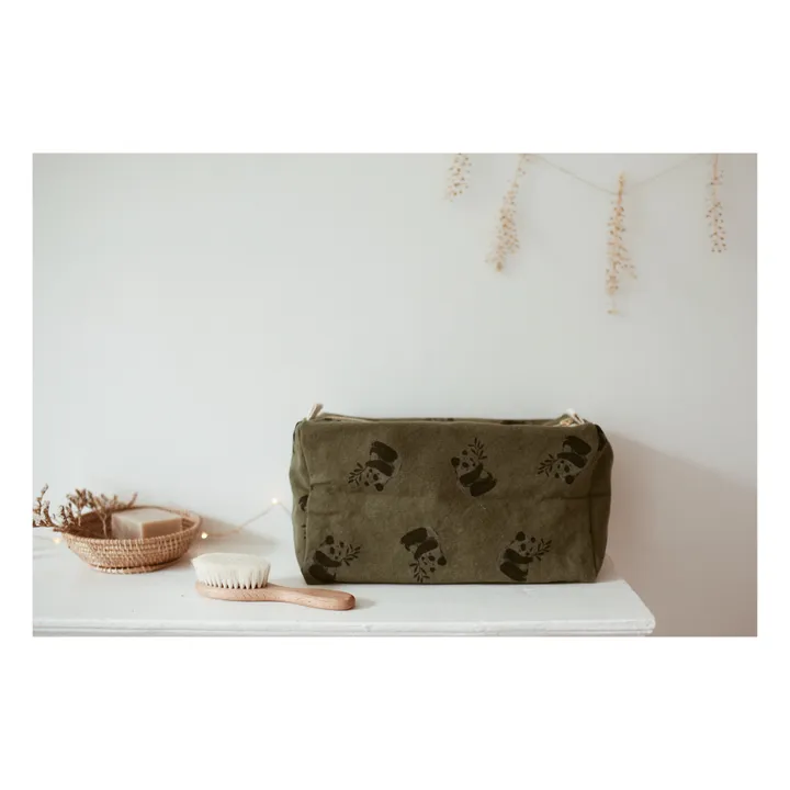 Beauty case Vic | Verde militare- Immagine del prodotto n°3