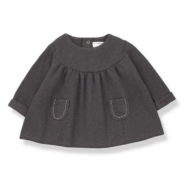 Mariola Dress | Taupe grey- Product image n°0