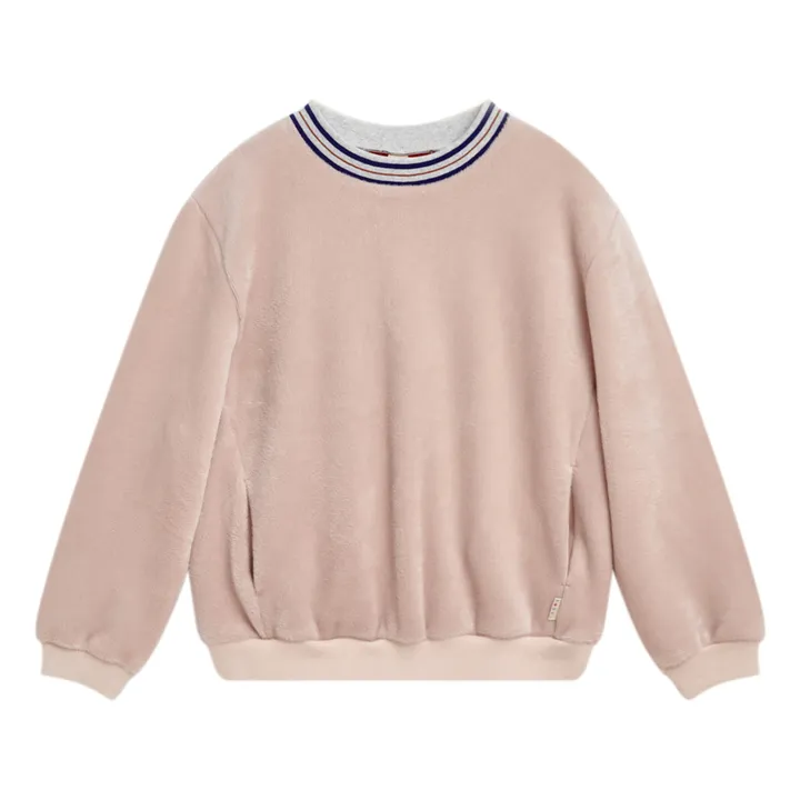 Sweatshirt Velours Aloo | Mattrosa- Produktbild Nr. 0