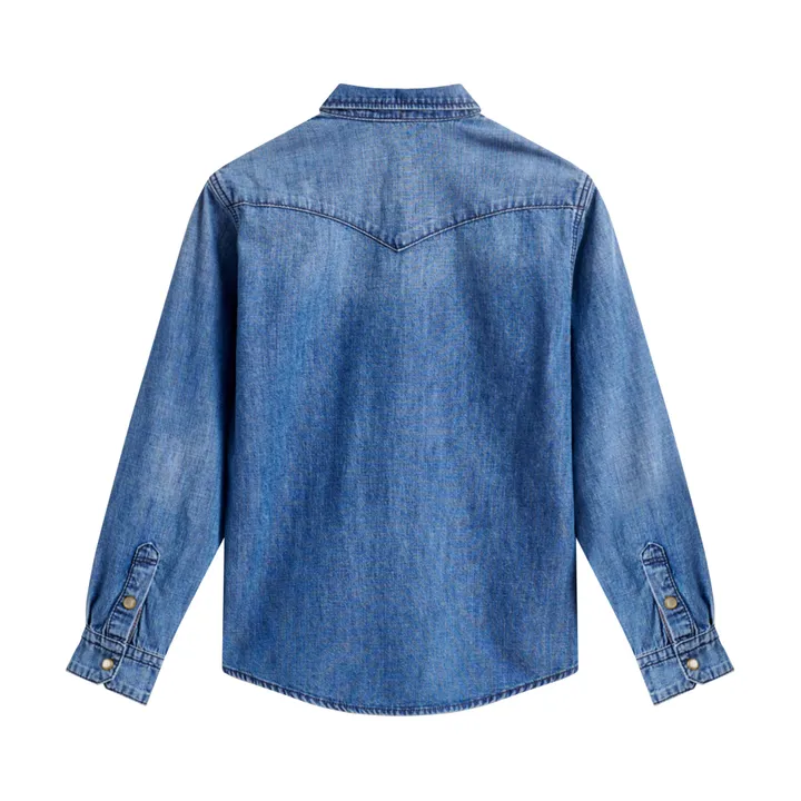 Camisa Denim Peio | Azul- Imagen del producto n°5