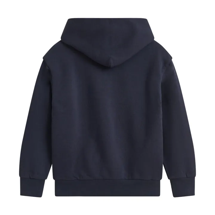 Sweatshirt mit Kapuze Poche | Navy- Produktbild Nr. 5