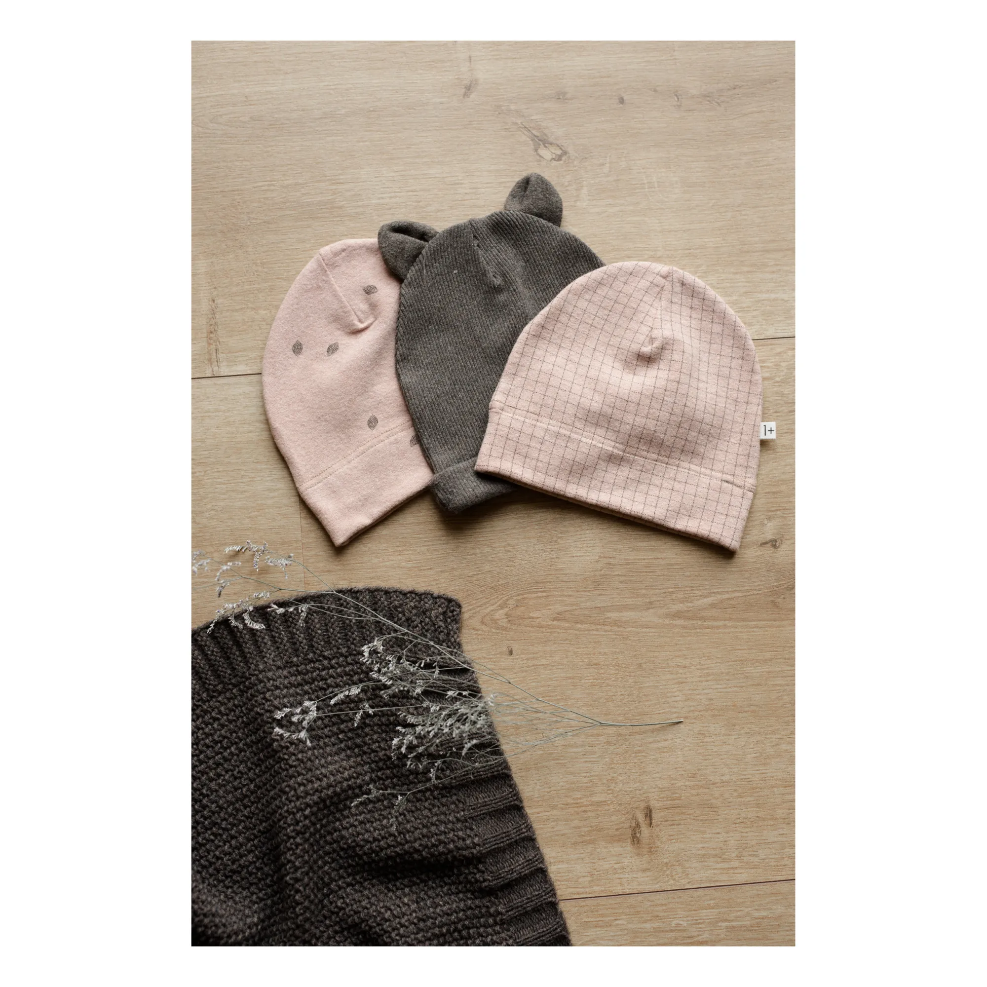 1+ In The Family Powder Pink Zegama Beanie