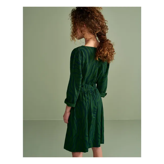 Zebrée Illusie Dress | Green