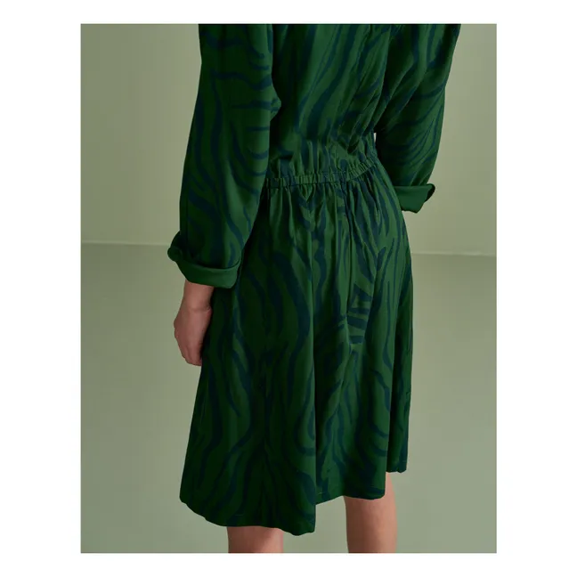 Zebrée Illusie Dress | Green