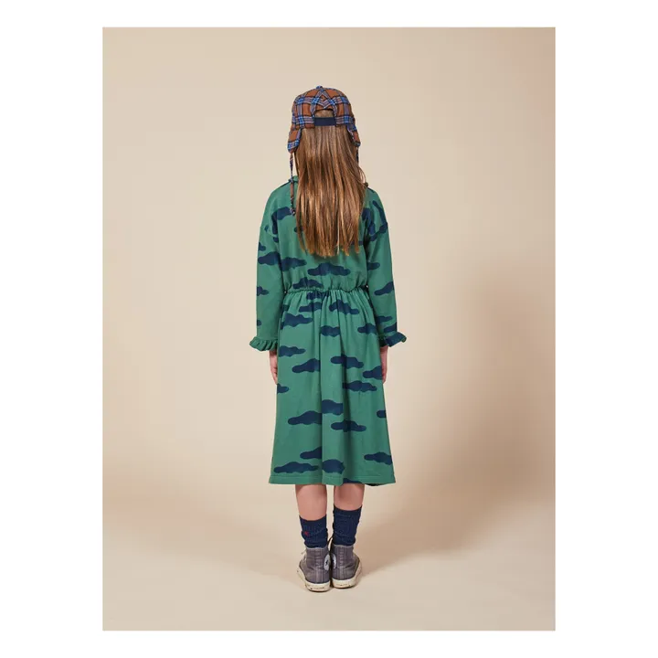 Kleid Clouds aus Bio-Baumwolle | Grün- Produktbild Nr. 2