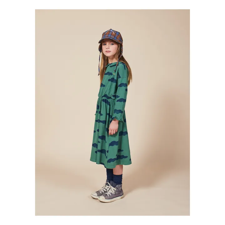 Kleid Clouds aus Bio-Baumwolle | Grün- Produktbild Nr. 3