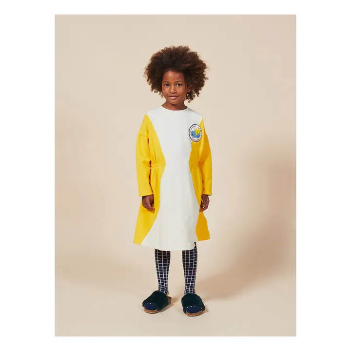 Vestido Ecusson de algodón orgánico | Amarillo- Imagen del producto n°1
