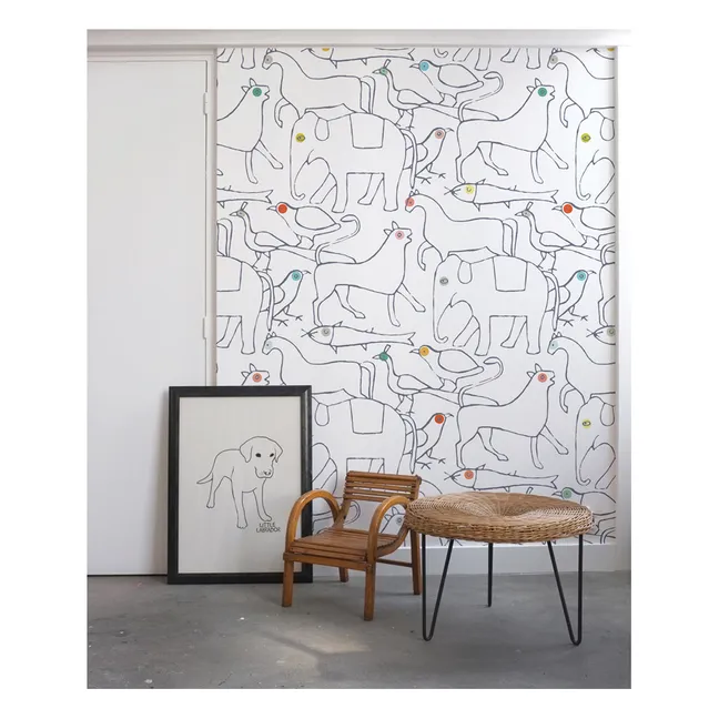 Animal Wallpaper - 3 rolls | Grey