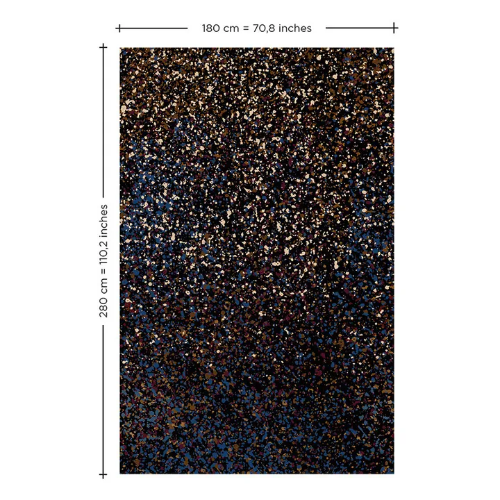 Stardust Wallpaper - 3 Rolls | Black- Product image n°2