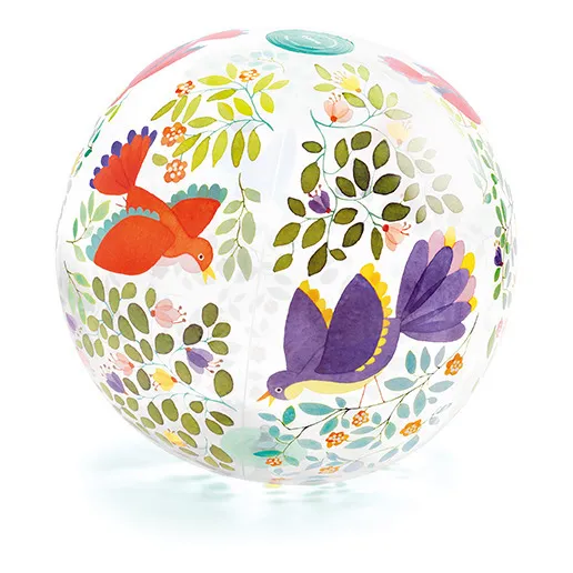Djeco Multicoloured Inflatable Bird Ball