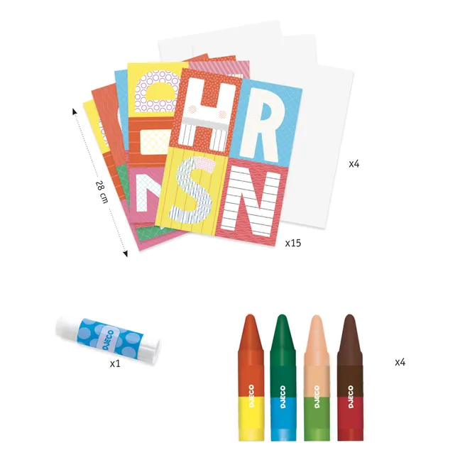 Kit de letras para colorear
