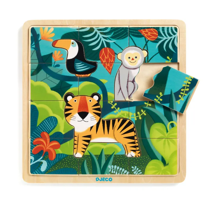 Puzzle Jungle 12 piezas- Imagen del producto n°0