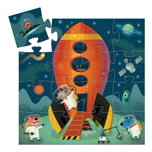 Puzzle Nave espacial 16 piezas- Imagen del producto n°1
