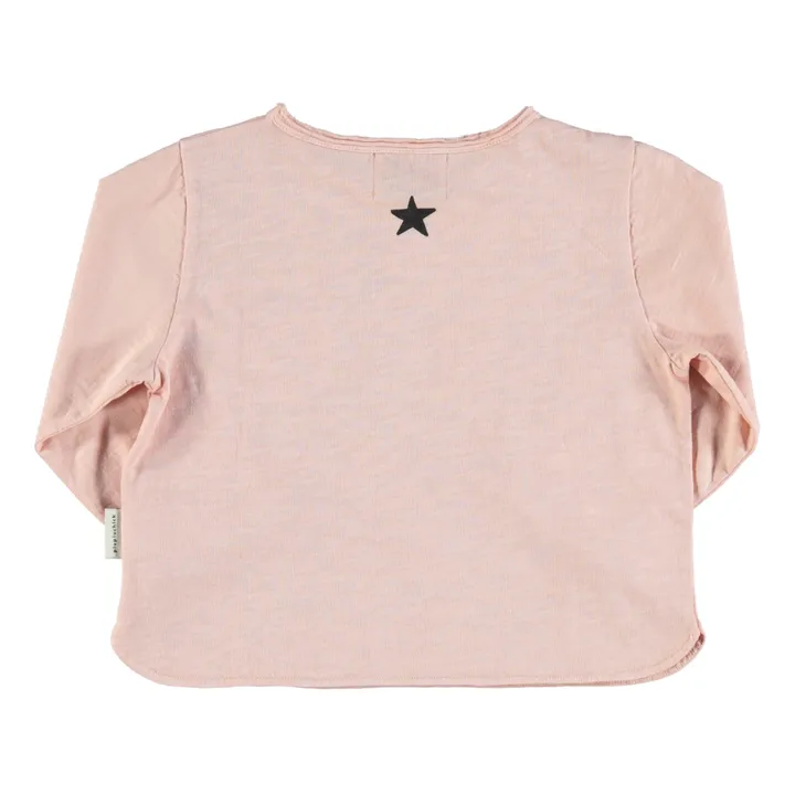 T-shirt Bon Voyage in cotone bio | Rosa incarnato- Immagine del prodotto n°1