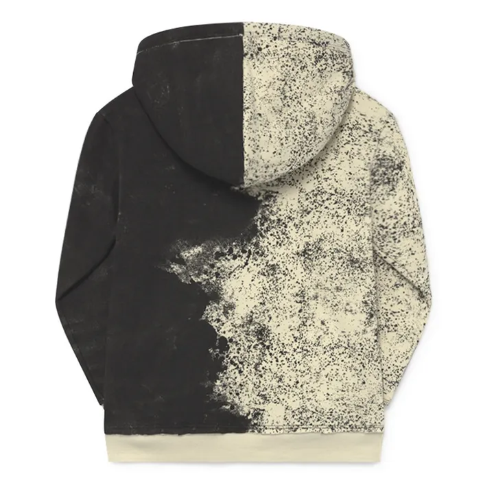 Sweatshirt mit Kapuze aus Bio-Baumwolle Scribble | Schwarz- Produktbild Nr. 3